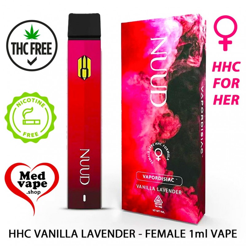 NUUD FEMALE HHC VANILLA LAVENDER 1ml DISPOSABLE VAPE PEN - MEDVAPE NUUD FEMALE HHC VANILLA LAVENDER 1ml DISPOSABLE VAPE PEN - MEDVAPE